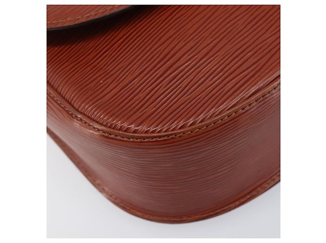 Borsa a tracolla LOUIS VUITTON Epi Saint Cloud GM Brown M52193 LV Auth BA15091 Marrone - vista 15