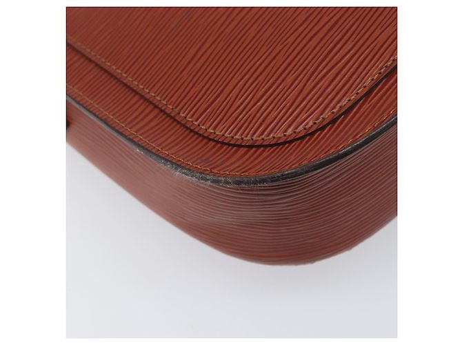 Borsa a tracolla LOUIS VUITTON Epi Saint Cloud GM Brown M52193 LV Auth BA15091 Marrone - vista 17