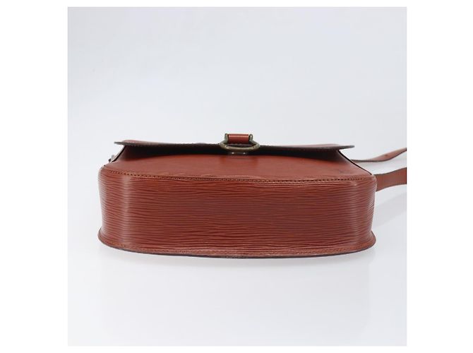 Borsa a tracolla LOUIS VUITTON Epi Saint Cloud GM Brown M52193 LV Auth BA15091 Marrone - vista 5