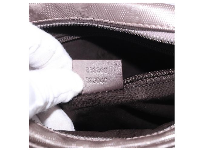 Bolso de hombro GUCCI GG Implementation PVC Rosa Plata 233268 Auth 197658 - vista 12