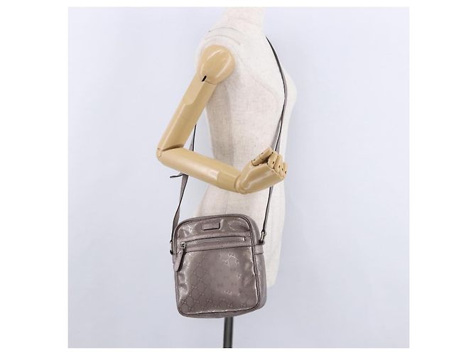 Bolso de hombro GUCCI GG Implementation PVC Rosa Plata 233268 Auth 197658 - vista 27