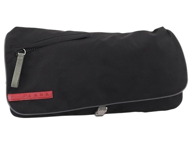 PRADA Borsa a tracolla PRADA Sports Nylon Nero Auth 199659A - vista 13
