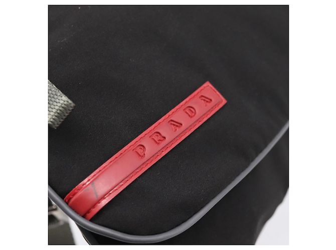 PRADA Borsa a tracolla PRADA Sports Nylon Nero Auth 199659A - vista 18