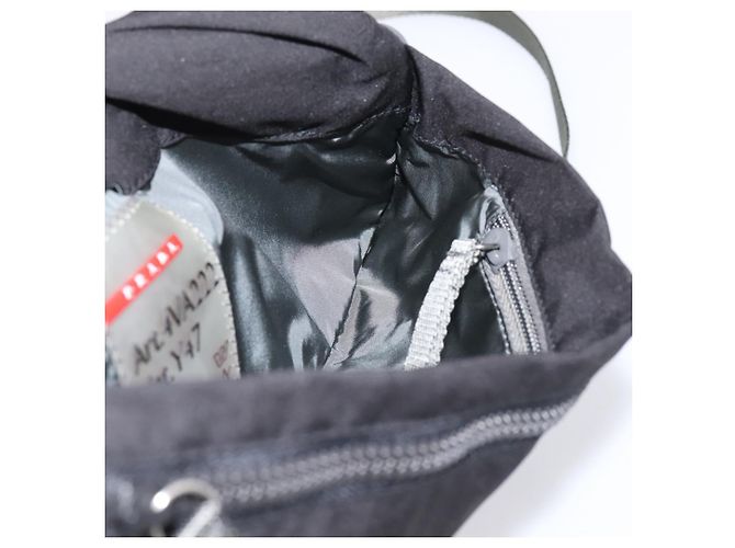 PRADA Borsa a tracolla PRADA Sports Nylon Nero Auth 199659A - vista 20