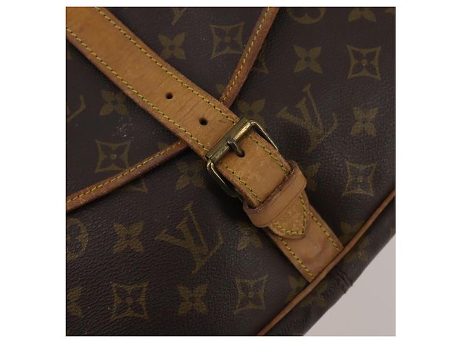 LOUIS VUITTON Monogram Saumur 35 Shoulder Bag M42254 LV Auth BA14790 Monogramma - vista 22