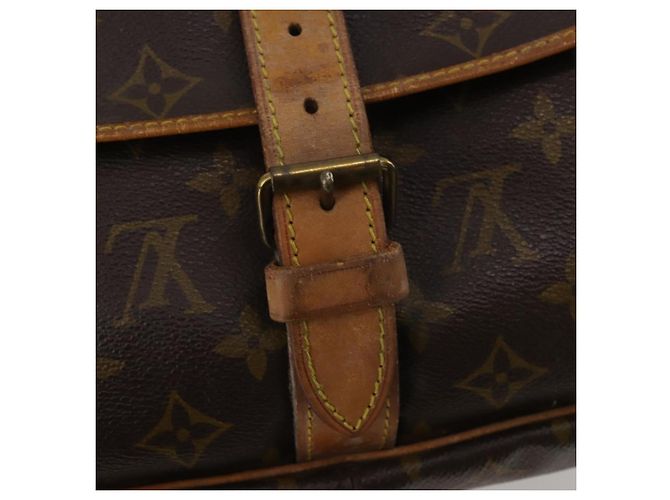LOUIS VUITTON Monogram Saumur 35 Shoulder Bag M42254 LV Auth BA14790 Monogramma - vista 27
