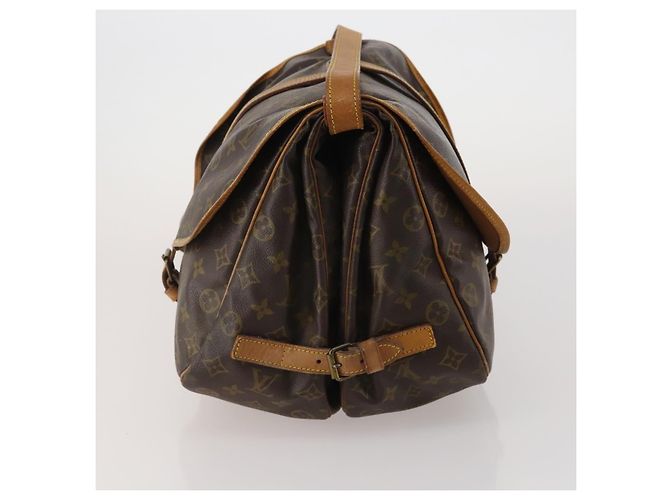 LOUIS VUITTON Monogram Saumur 35 Shoulder Bag M42254 LV Auth BA14790 Monogramma - vista 3