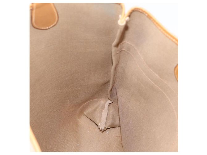 Bolso GUCCI Micro GG Supreme Web Sherry Line PVC Blanco 002 123 0131 Auth 197690 Dorado - vista 17