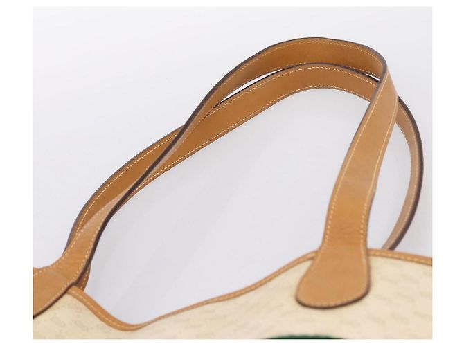 Bolso GUCCI Micro GG Supreme Web Sherry Line PVC Blanco 002 123 0131 Auth 197690 Dorado - vista 8