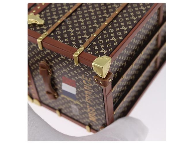 LOUIS VUITTON Presse-papier Monogramme Métal Marron Doré M99408 LV Auth 200168V - vue 14