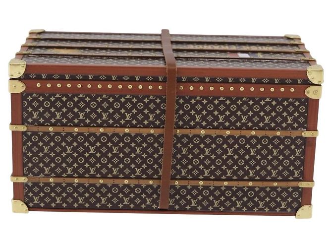 LOUIS VUITTON Presse-papier Monogramme Métal Marron Doré M99408 LV Auth 200168V - vue 2