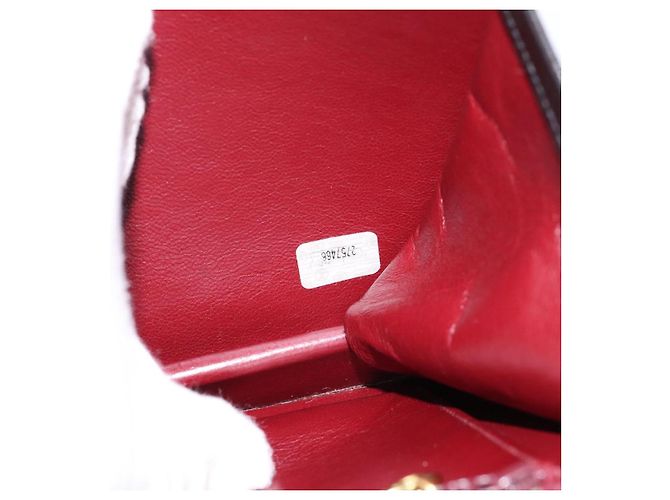Borsa a tracolla CHANEL Chain Matelasse in pelle d'agnello nera e oro CC Auth yk20824V Nero D'oro - vista 12