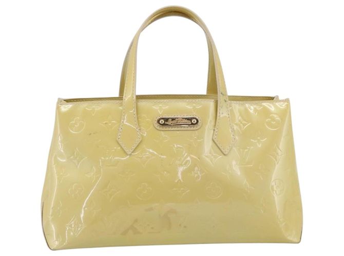 Borsa a mano LOUIS VUITTON Monogram Vernis Wilshire PM Broncorail M91452 Auth 198982 - vista 13