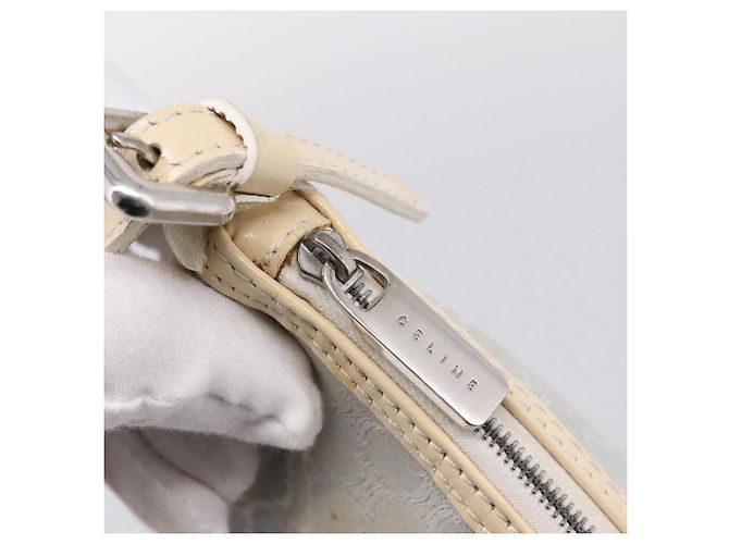 Céline Borsa a mano CELINE Macadam Canvas Azzurro Argento Auth 200167 Blu chiaro - vista 10