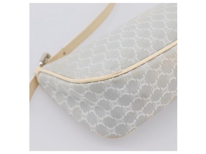 Céline Borsa a mano CELINE Macadam Canvas Azzurro Argento Auth 200167 Blu chiaro - vista 14