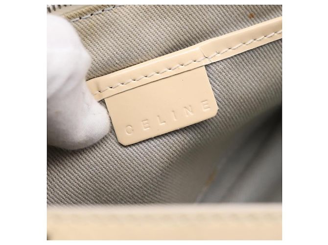 Céline Borsa a mano CELINE Macadam Canvas Azzurro Argento Auth 200167 Blu chiaro - vista 17