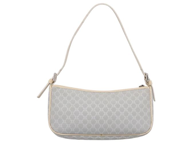 Céline Borsa a mano CELINE Macadam Canvas Azzurro Argento Auth 200167 Blu chiaro - vista 2