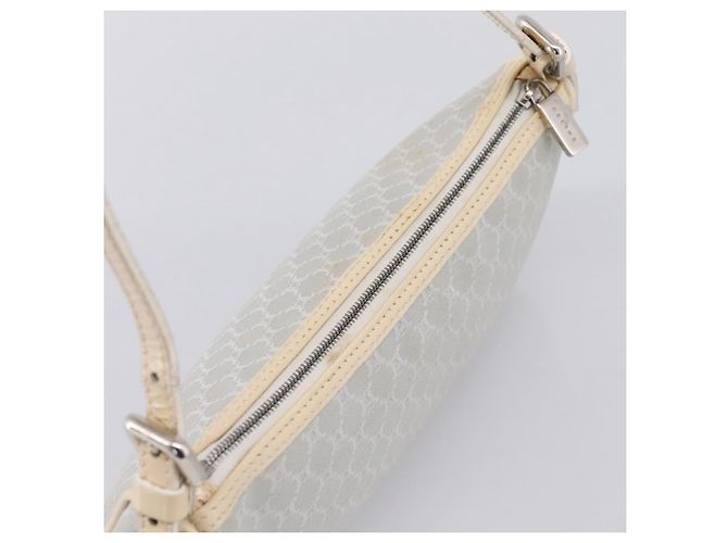 Céline Borsa a mano CELINE Macadam Canvas Azzurro Argento Auth 200167 Blu chiaro - vista 6