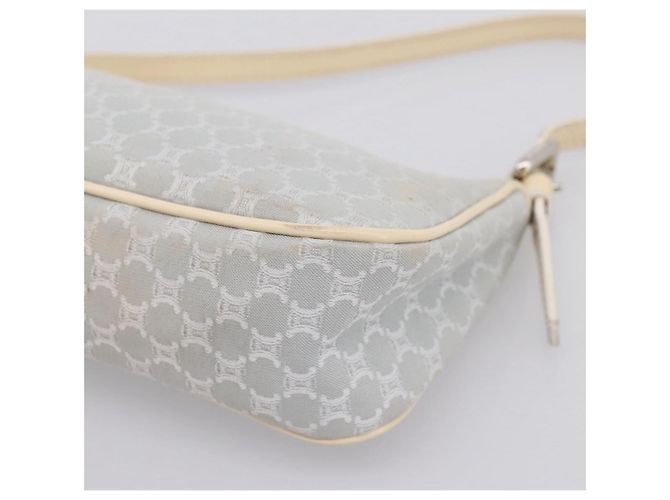Céline Borsa a mano CELINE Macadam Canvas Azzurro Argento Auth 200167 Blu chiaro - vista 9