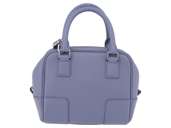 LOEWE Studio Ghibli Amazona 16 Calcifer Pelle Blu Auth 167493SM Argento - vista 2