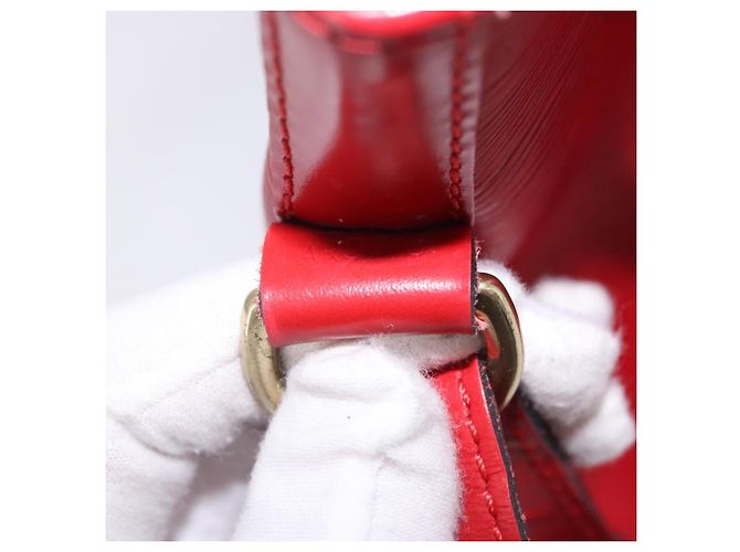 Borsa a tracolla LOUIS VUITTON Epi Noe Rossa M44007 LV Auth BA14922A Rosso - vista 12