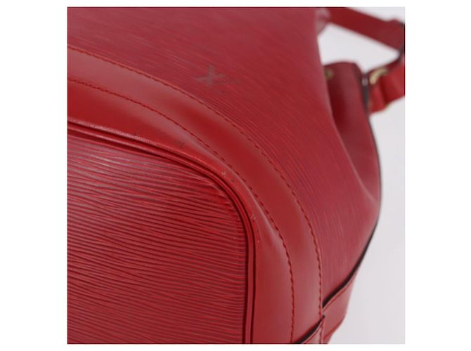 Borsa a tracolla LOUIS VUITTON Epi Noe Rossa M44007 LV Auth BA14922A Rosso - vista 14