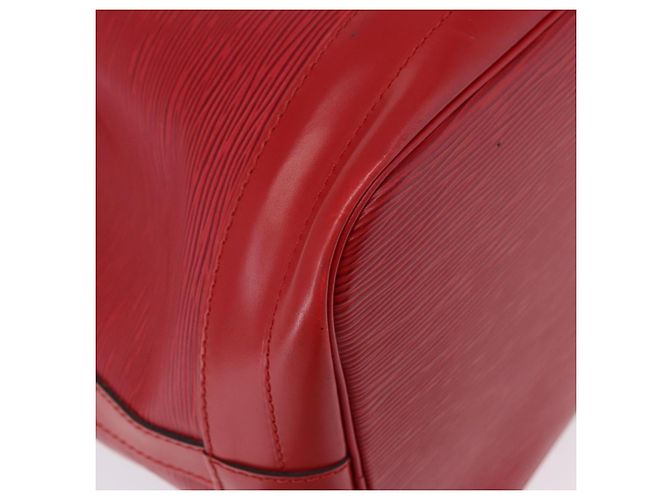 Borsa a tracolla LOUIS VUITTON Epi Noe Rossa M44007 LV Auth BA14922A Rosso - vista 15