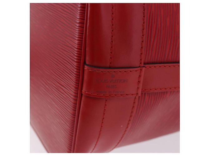 Borsa a tracolla LOUIS VUITTON Epi Noe Rossa M44007 LV Auth BA14922A Rosso - vista 17