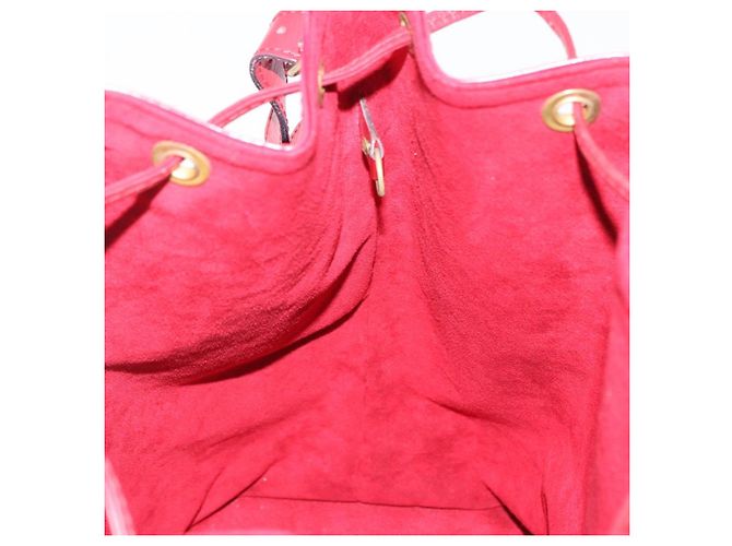 Borsa a tracolla LOUIS VUITTON Epi Noe Rossa M44007 LV Auth BA14922A Rosso - vista 19