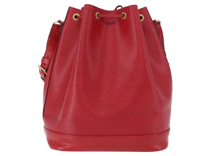 Borsa a tracolla LOUIS VUITTON Epi Noe Rossa M44007 LV Auth BA14922A Rosso - vista 2