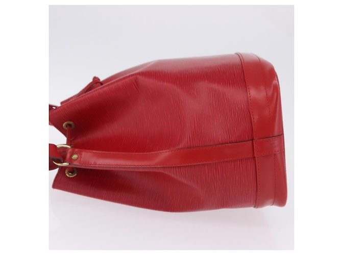 Borsa a tracolla LOUIS VUITTON Epi Noe Rossa M44007 LV Auth BA14922A Rosso - vista 4
