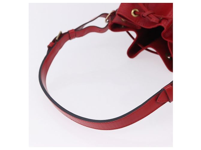 Borsa a tracolla LOUIS VUITTON Epi Noe Rossa M44007 LV Auth BA14922A Rosso - vista 7