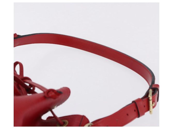 Borsa a tracolla LOUIS VUITTON Epi Noe Rossa M44007 LV Auth BA14922A Rosso - vista 8