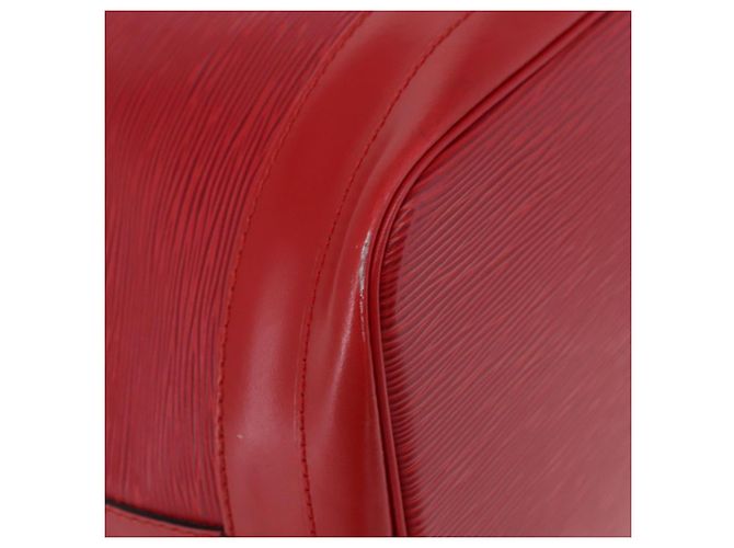 Borsa a tracolla LOUIS VUITTON Epi Noe Rossa M44007 LV Auth BA14922A Rosso - vista 9