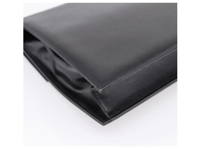 Borsa a tracolla Christian Dior in pelle nera e oro Auth 200949 Nero D'oro - vista 16