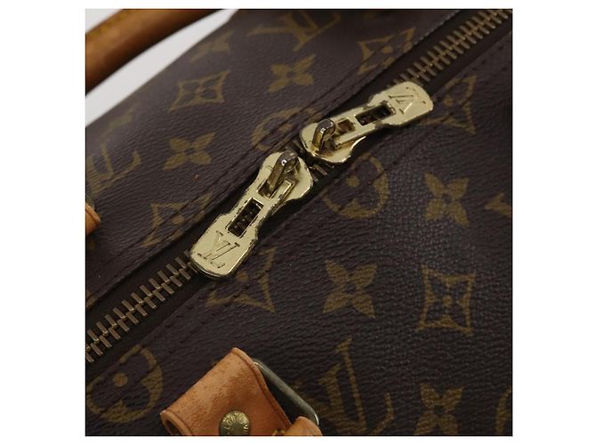 LOUIS VUITTON Monogram Keepall 50 Boston Bag M41426 LV Auth 198704 Monogramma - vista 10