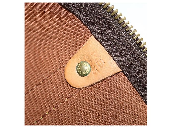 LOUIS VUITTON Monogram Keepall 50 Boston Bag M41426 LV Auth 198704 Monogramma - vista 12