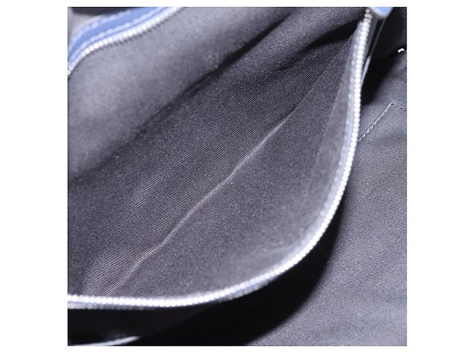 Borsa a pochette VALENTINO Canvas Navy Silver Auth BA15372A Argento Blu navy - vista 23