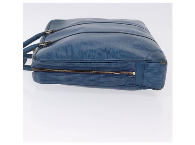 LOUIS VUITTON Epi Porte Documents Voyage Business Bag Blue M54475 LV Auth 199049 - vista 4