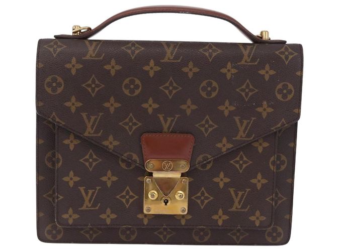 LOUIS VUITTON Monogram Monceau28 Hand Bag M51185 LV Auth 197753 Monogramma - vista 13