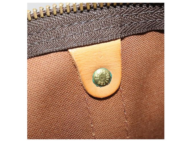 LOUIS VUITTON Monogram Keepall 50 Boston Bag M41426 LV Auth 197000 Monogramma - vista 12