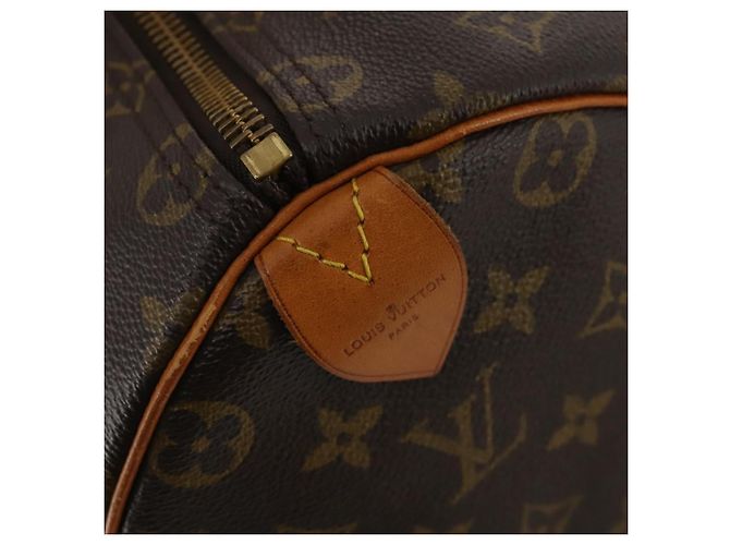 LOUIS VUITTON Monogram Keepall 50 Boston Bag M41426 LV Auth 197000 Monogramma - vista 19