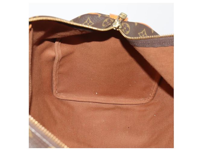 LOUIS VUITTON Monogram Keepall 50 Boston Bag M41426 LV Auth 197000 Monogramma - vista 21