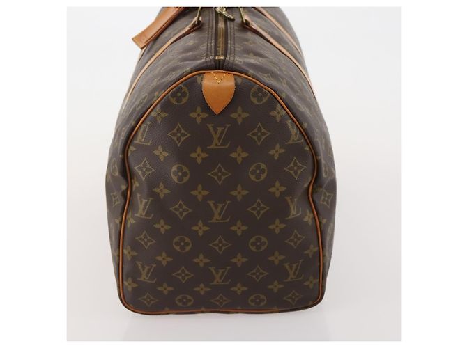 LOUIS VUITTON Monogram Keepall 50 Boston Bag M41426 LV Auth 197000 Monogramma - vista 3