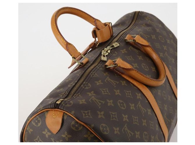 LOUIS VUITTON Monogram Keepall 50 Boston Bag M41426 LV Auth 197000 Monogramma - vista 6
