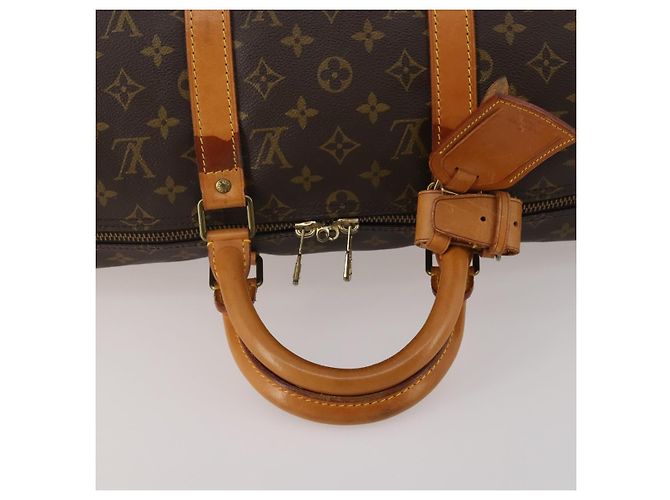 LOUIS VUITTON Monogram Keepall 50 Boston Bag M41426 LV Auth 197000 Monogramma - vista 7