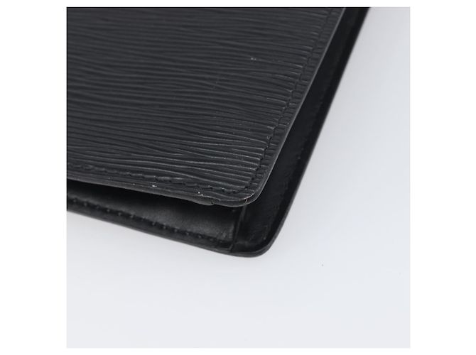 LOUIS VUITTON Epi Serie Dragonne Clutch Bag Black Noir M52612 LV Auth 200921 Negro - vista 15