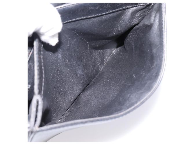 Céline CELINE Circle Schultertasche aus Leder Schwarz Gold Auth 200944 Golden - Ansicht 23