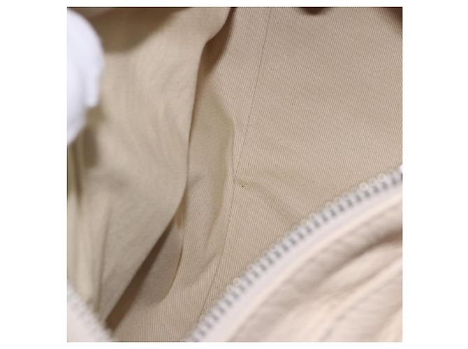 Chloé Borsa a mano Chloe Paddington in pelle Beige Oro Argento Auth ki6776M D'oro - vista 10