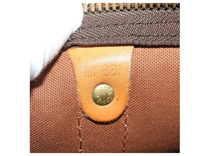LOUIS VUITTON Monogram Keepall 55 Boston Bag M41424 LV Auth 195172 Monogramma - vista 12